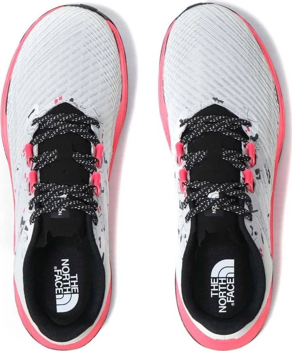 The North Face Vectiv Eminus white trail marker print/brilliant coral (Herren)