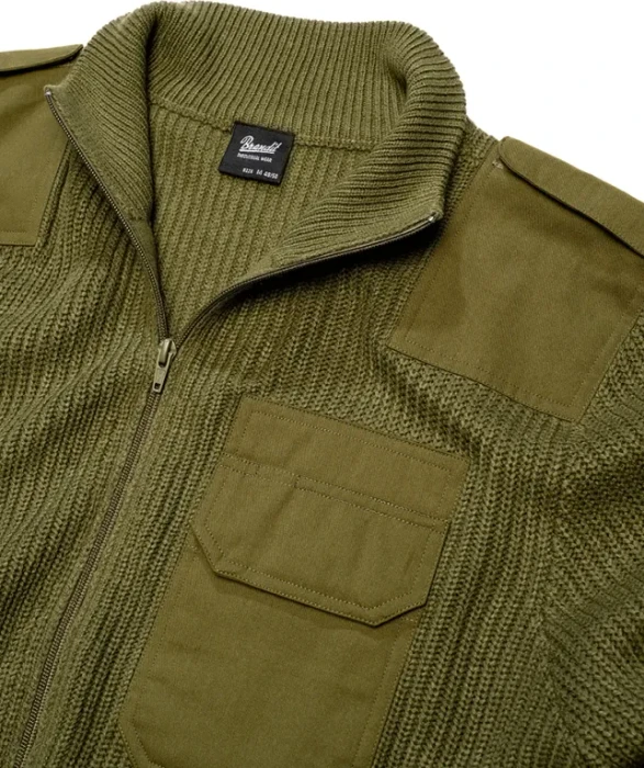 Brandit BW Cardigan Strickjacke olive (Herren)