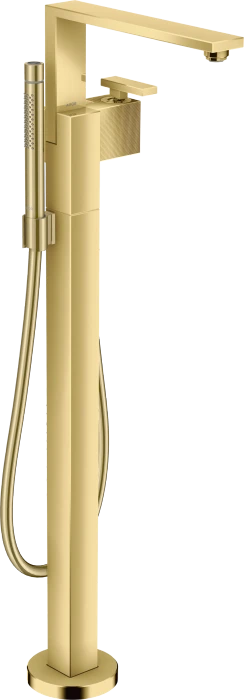 Hansgrohe AXOR Edge Einhebel-Wannenmischer bodenstehend polished goldoptik