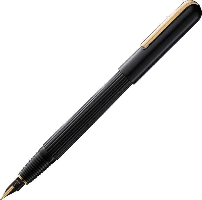 Lamy imporium schwarz/gold, rechte Hand, extra fein