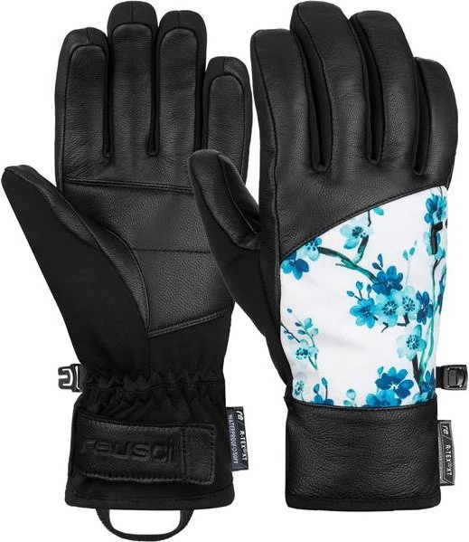 Reusch Beatrix R-Tex XT Handschuhe black/blue flowers (Damen)