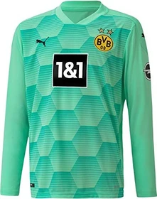 Puma BVB Borussia Dortmund Replica Torwarttrikot langarm grün (Junior)