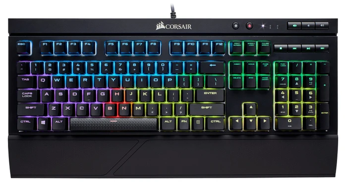 Corsair Gaming K68 RGB, LEDs RGB, MX RGB RED, USB, DE