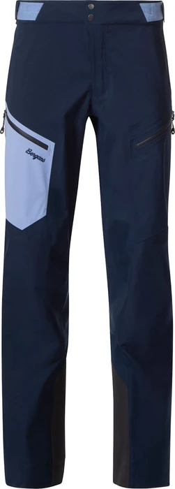 Bergans Tind 3L Shell Hose lang navy blue/blueberry milk (Damen)