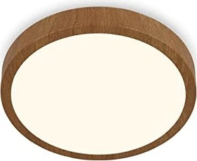 Briloner Runa Wood LED Deckenleuchte 16W 28cm holz