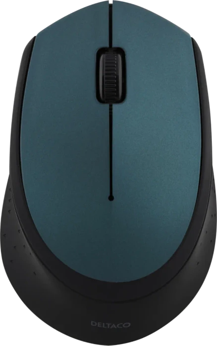 Deltaco Wireless Optical Mouse blau/schwarz, USB