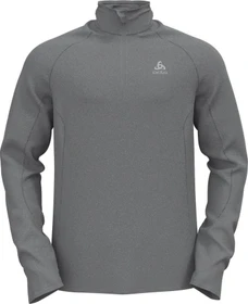 Odlo Carve Light Half Zip Funktionsshirt langarm grey melange (Herren)