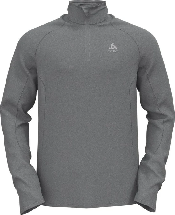 Odlo Carve Light Half Zip Funktionsshirt langarm grey melange (Herren)