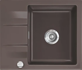 systemceram Genea 60 F Einbau Becken reversibel mit Ablauffernbedienung siena