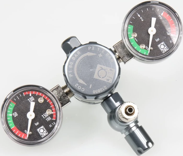 JBL PRO FLORA CO2 Regulator Advanced, Präzisions-Druckminderer für Einweg und Mehrweg CO2 Druckflaschen