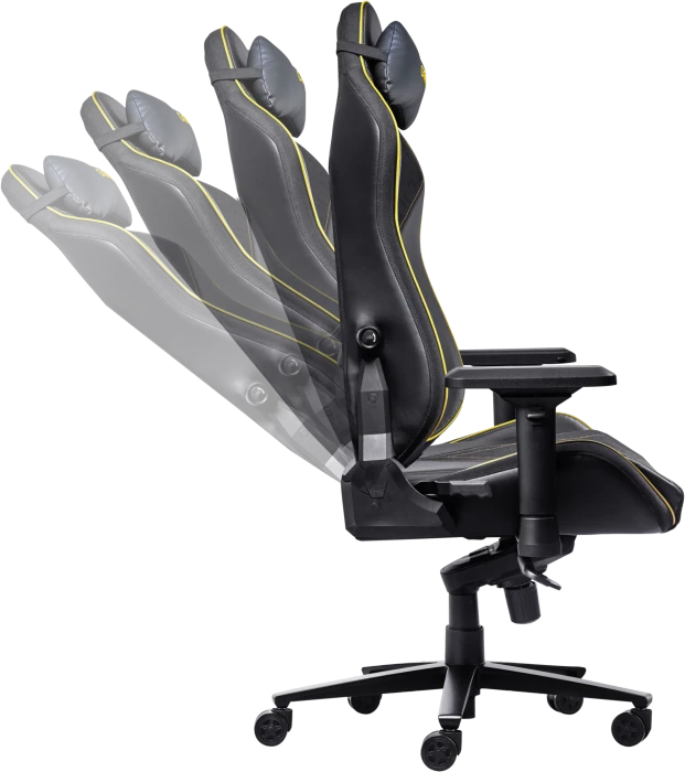 Trust Gaming GXT 721 Ruya Pro Gamingstuhl, schwarz/gold