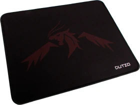 Dutzo Fushi Edged Gaming Mousepad Small, 300x240mm, schwarz/orange