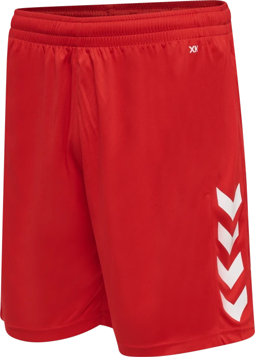 hummel Core XK Poly Trainingshose kurz rot