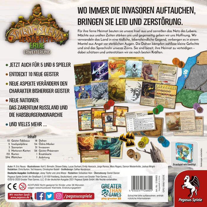 Spirit Island - Zerklüftete Erde (Erweiterung)