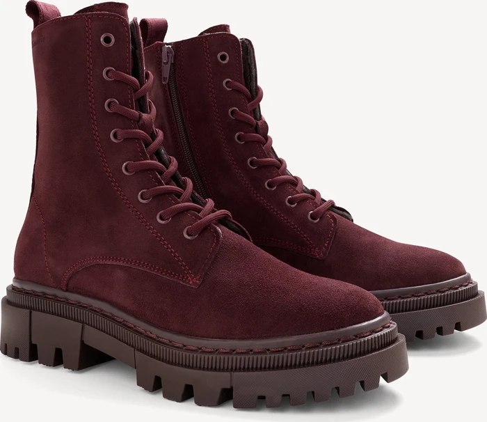 Tamaris Lederstiefelette rot (Damen)