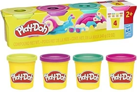 Hasbro Play-Doh Knete 4er-Pack kräftige Farben