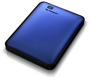 Western Digital WD My Passport blau 1TB, USB 3.0 Micro-B