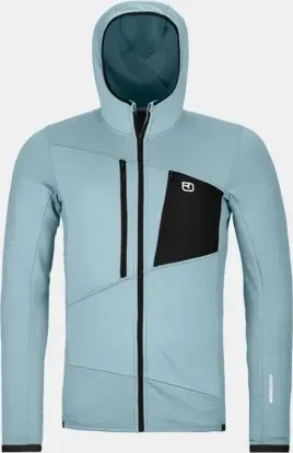 Ortovox Fleece Grid Hoody Funktionsjacke glacier grey (Herren)