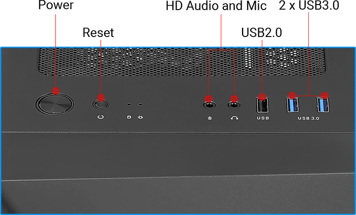 AeroCool Scape, Glasfenster