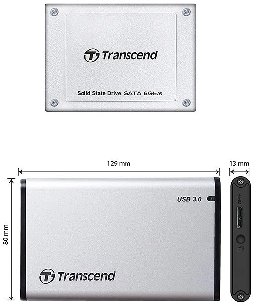 Transcend 480GB JetDrive 420, 2.5"
