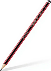 Staedtler Tradition 110 Bleistift H graphit, schwarz/rot