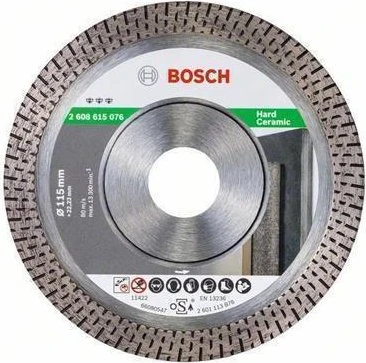 Bosch Professional Best for Hard Ceramic Diamanttrennscheibe, 115x1.4x22.23mm, 1 Stück