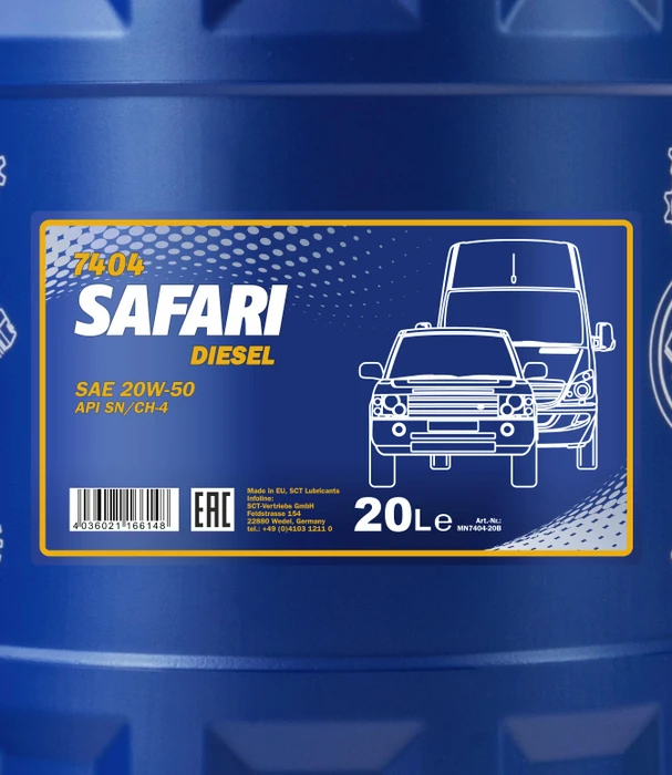 Mannol Safari 20W-50 20l