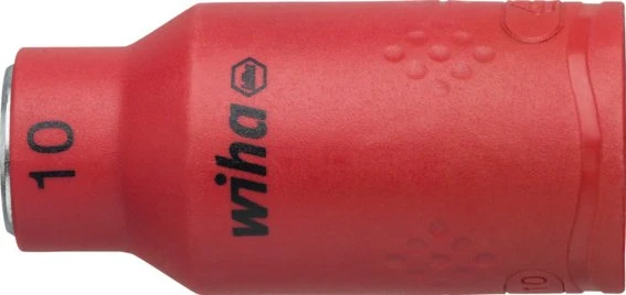 Wiha 7208NS Außensechskant Steckschlüssel 1/2", 19x55mm