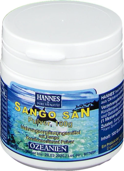 Hannes pure Vitalität Sango San Pulver, 100g
