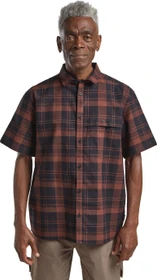 Jack Wolfskin Great Plains Hemd kurzarm check dark navy (Herren)