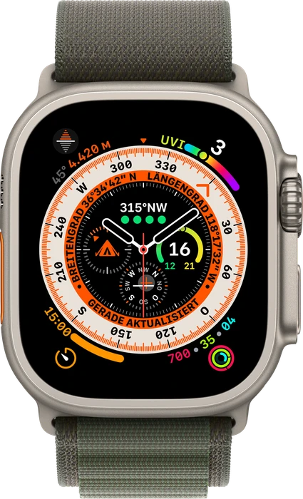 Apple Alpine Loop Small für Apple Watch Ultra (49mm) grün