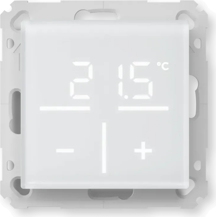 eQ-3 HomeMatic Glas-Wandthermostat weiß, Funk-Wandthermostat