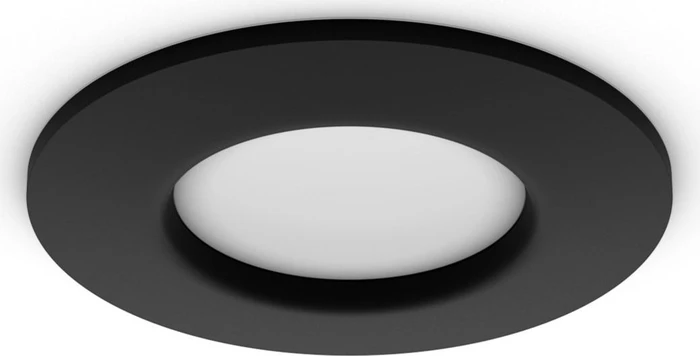 Philips Hue White and Color Ambiance Slim Einbauleuchte 90mm schwarz