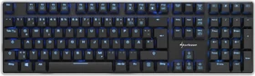 Sharkoon PureWriter, Kailh Choc LOW PROFILE RED, USB, DE