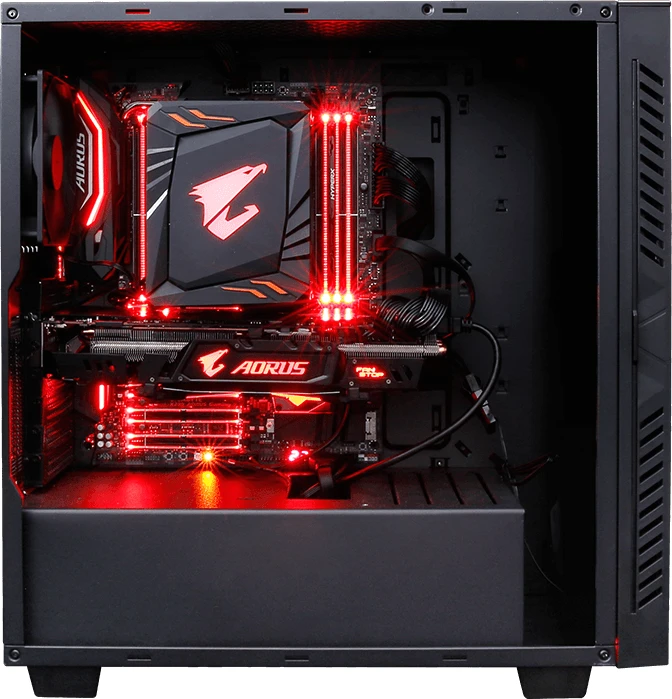 GIGABYTE AORUS AC300W Lite, Acrylfenster