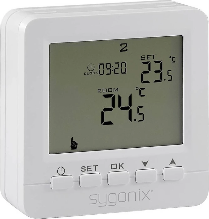 Sygonix Funk-Raumthermostat mit Display, AP