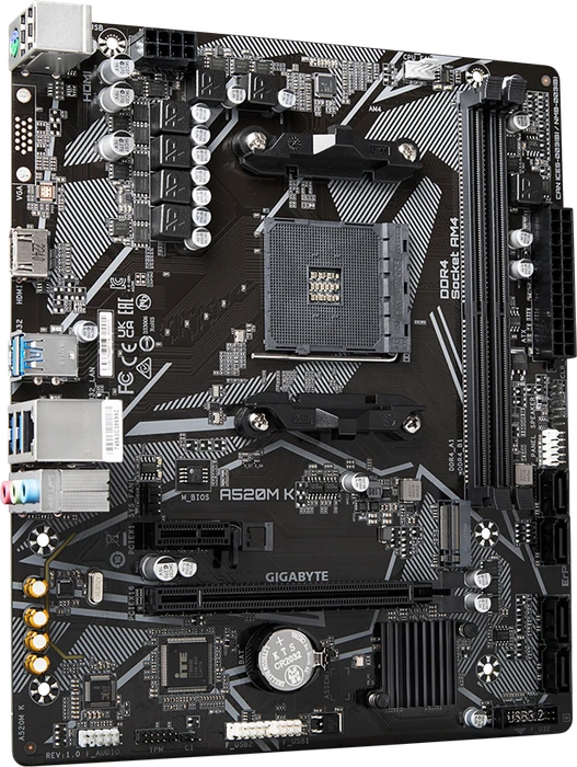 GIGABYTE A520M K (AMD AM4)