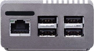 ASUS Aluminium Fanless Case für Raspberry Pi, Asus Tinker Board/Board S, metallisch-grau