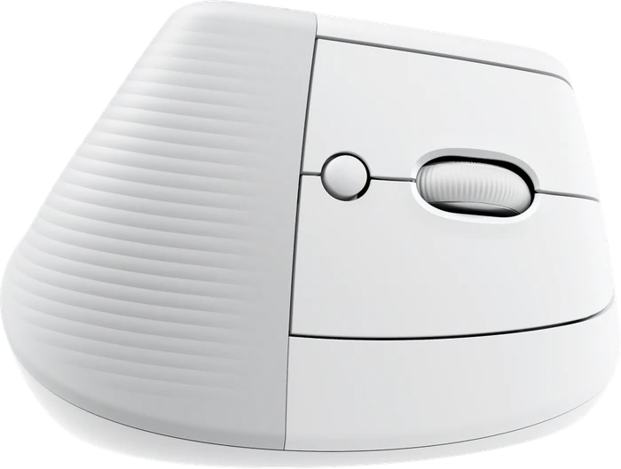 Logitech Lift Vertical Ergonomic Mouse, Off-White, Logi Bolt, USB/Bluetooth