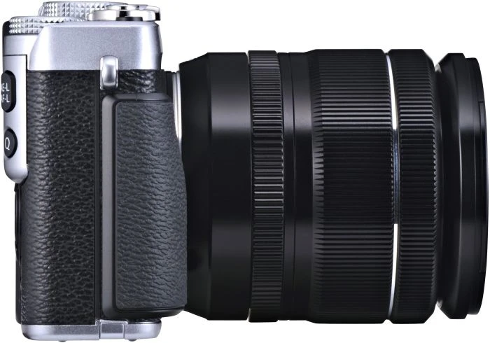 Fujifilm X-E1 silber mit Objektiv Fujinon XF 18-55mm 2.8-4.0 R LM OIS