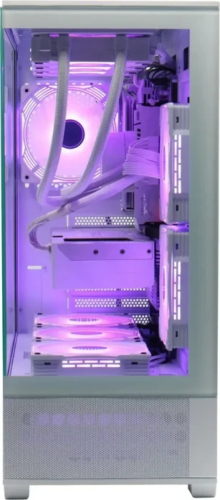 Hyrican Gamemax Vista AW Ice 7407, Ryzen 7 9800X3D, 32GB RAM, 2TB SSD, GeForce RTX 5080