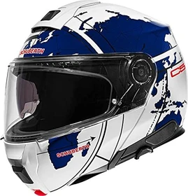 Schuberth C5 Globe weiß/blau