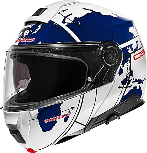 Schuberth C5 Globe weiß/blau