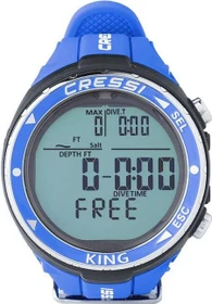 Cressi King Tauchcomputer blau