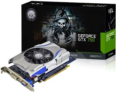 KFA2 GeForce GTX 750, 2GB GDDR5, VGA, DVI, HDMI