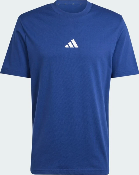 adidas Essentials Small Logo Single Jersey T-Shirt kurzarm dark blue/white (Herren)