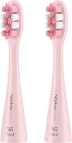 Niceboy ION Sonic Hard Ersatzbürste rosa, 2 Stück