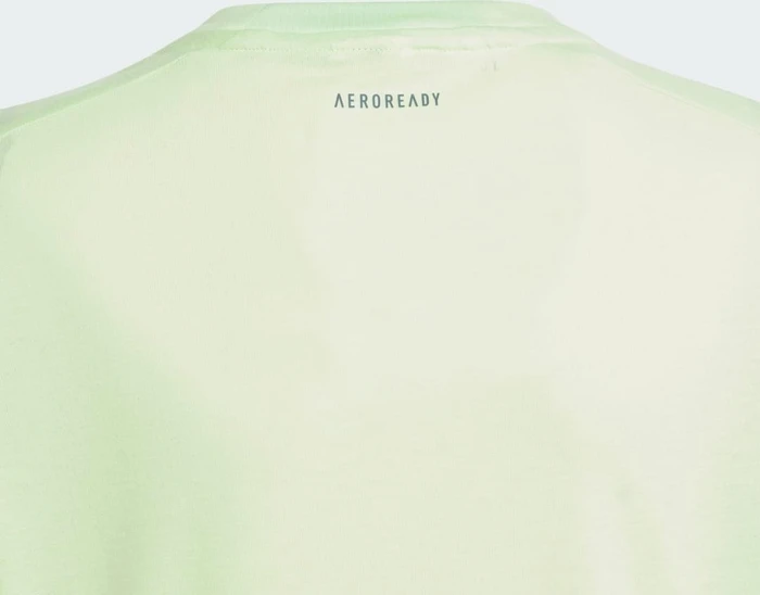 adidas Training Aeroready Funktionsshirt kurzarm semi green spark/reflective silver (Junior)