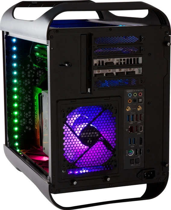 BitFenix Prodigy M 2022 ARGB, schwarz, Glasfenster