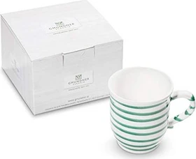 Gmundner Keramik Grüngeflammt Schokotasse im Karton 300ml